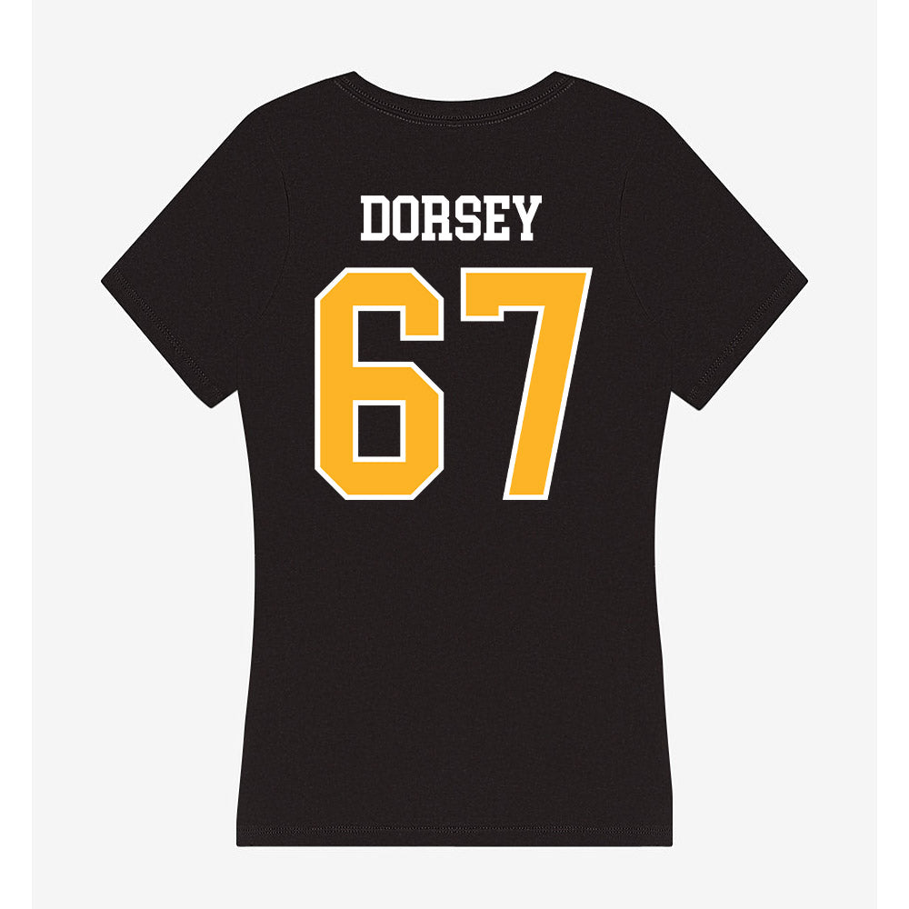 Towson - NCAA Football : Chase Dorsey - Women's V-Neck T-Shirt-1