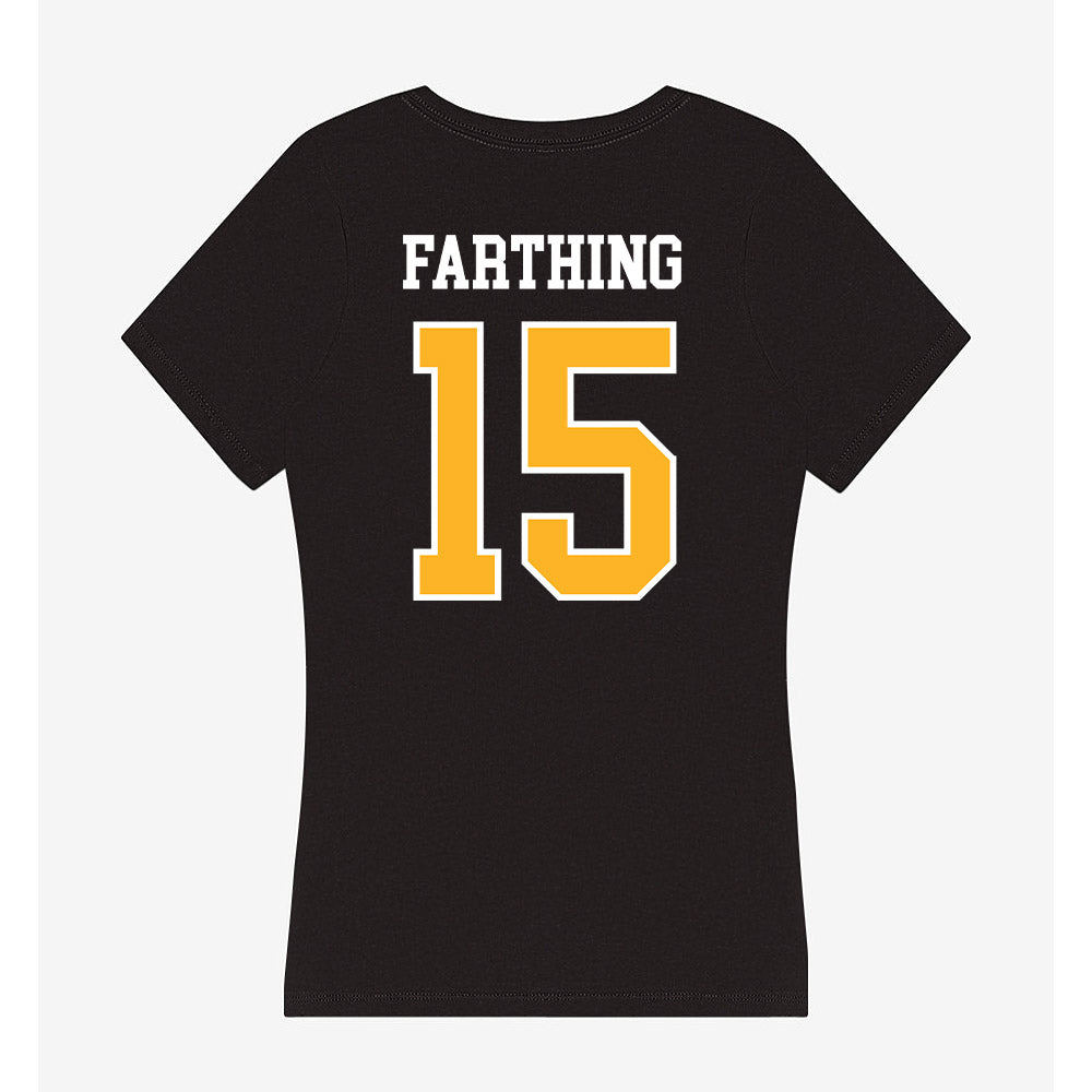 Towson - NCAA Softball : Chelsey Farthing - Women's V-Neck T-Shirt-1