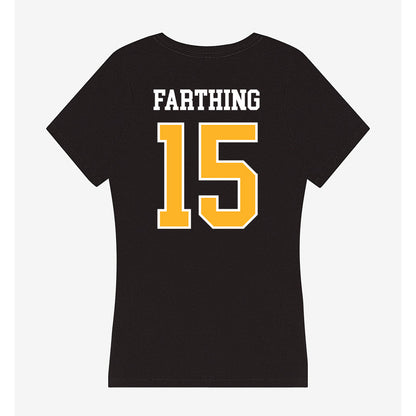 Towson - NCAA Softball : Chelsey Farthing - Women's V-Neck T-Shirt-1