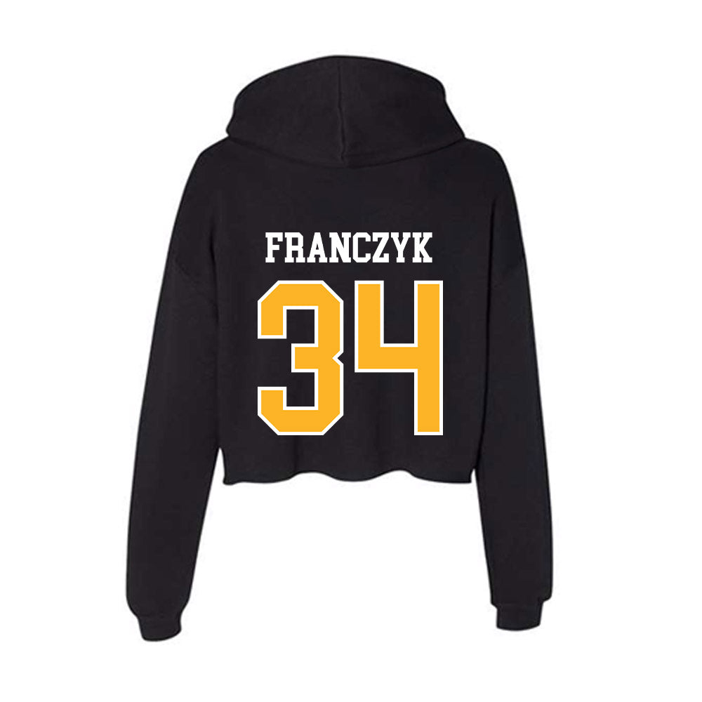 Towson - NCAA Softball : Grace Franczyk - Women's Crop Fleece Hoodie-1