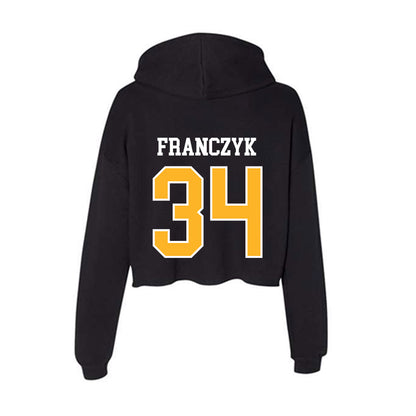 Towson - NCAA Softball : Grace Franczyk - Women's Crop Fleece Hoodie-1