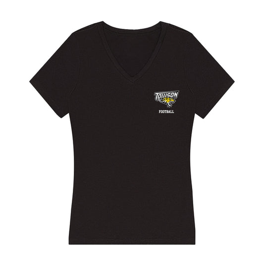Towson - NCAA Football : Benny Adams - Women's V-Neck T-Shirt-0