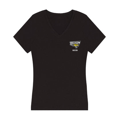 Towson - NCAA Women's Soccer : Paelyn Bayer - Women's V-Neck T-Shirt-0