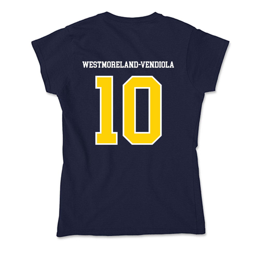 AU - NCAA Men's Basketball : Amari Westmoreland-Vendiola - Soft Style Women’s T-Shirt-1