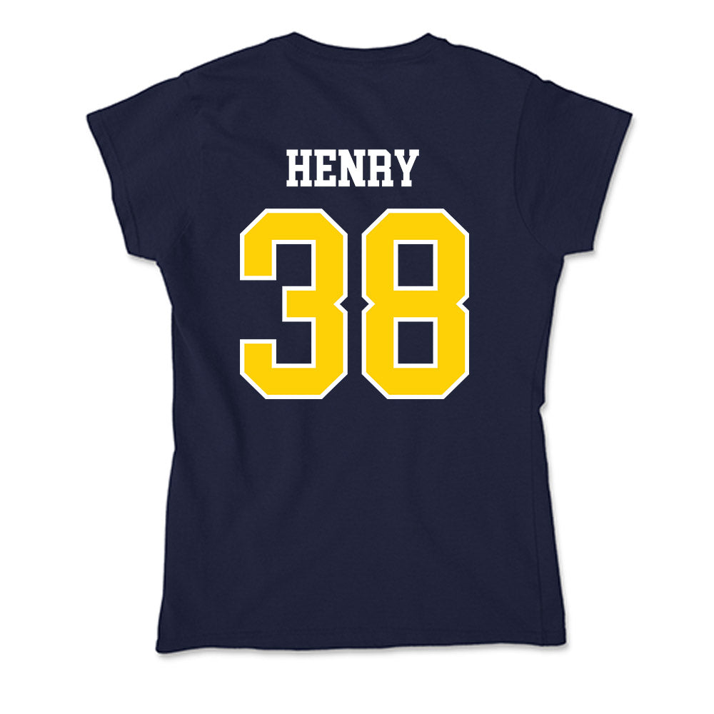 AU - NCAA Baseball : Will Henry - Soft Style Women’s T-Shirt-1