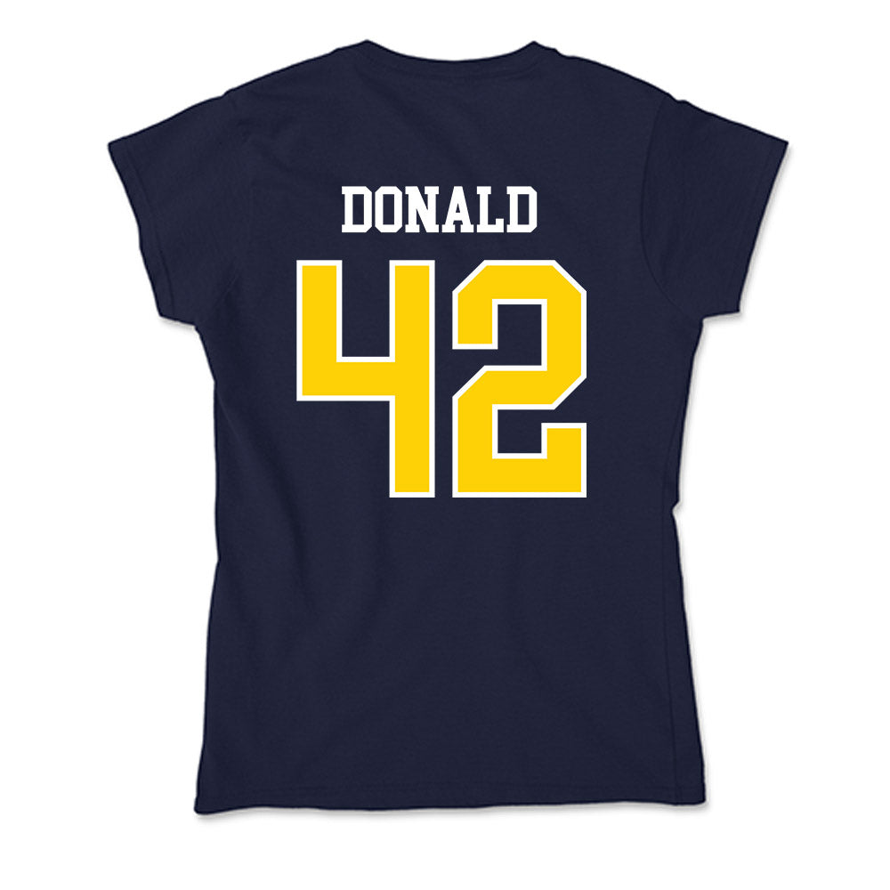 AU - NCAA Women's Basketball : Mia Donald - Soft Style Women’s T-Shirt-1