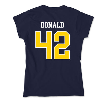 AU - NCAA Women's Basketball : Mia Donald - Soft Style Women’s T-Shirt-1