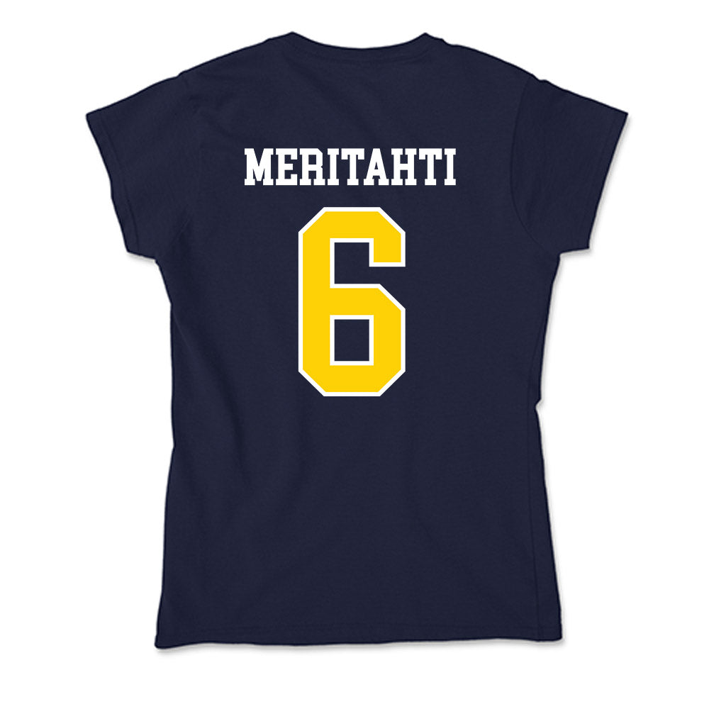 AU - NCAA Men's Ice Hockey : Samo Meritahti - Soft Style Women’s T-Shirt-1