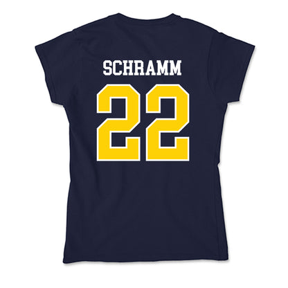 AU - NCAA Softball : Tierney Schramm - Soft Style Women’s T-Shirt-1