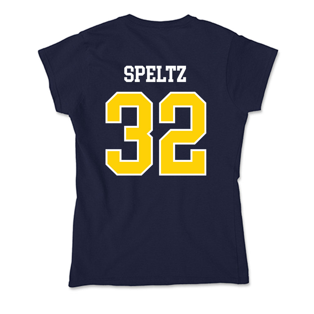 AU - NCAA Softball : Teya Speltz - Soft Style Women’s T-Shirt-1