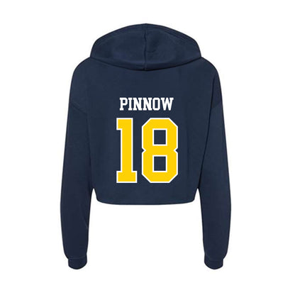 AU - NCAA Baseball : Ragan Pinnow - Women's Crop Fleece Hoodie-1