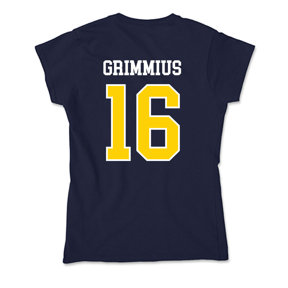 AU - NCAA Softball : Haley Grimmius - Soft Style Women’s T-Shirt-1