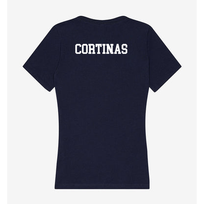 AU - NCAA Men's Tennis : Christian Cortinas - Women's V-Neck T-Shirt-1