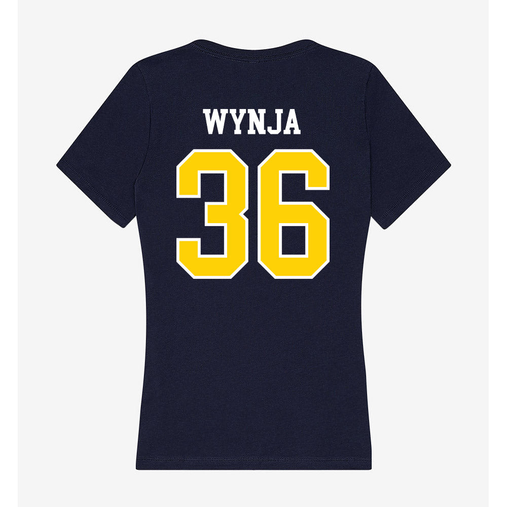 AU - NCAA Softball : Claire Wynja - Women's V-Neck T-Shirt-1