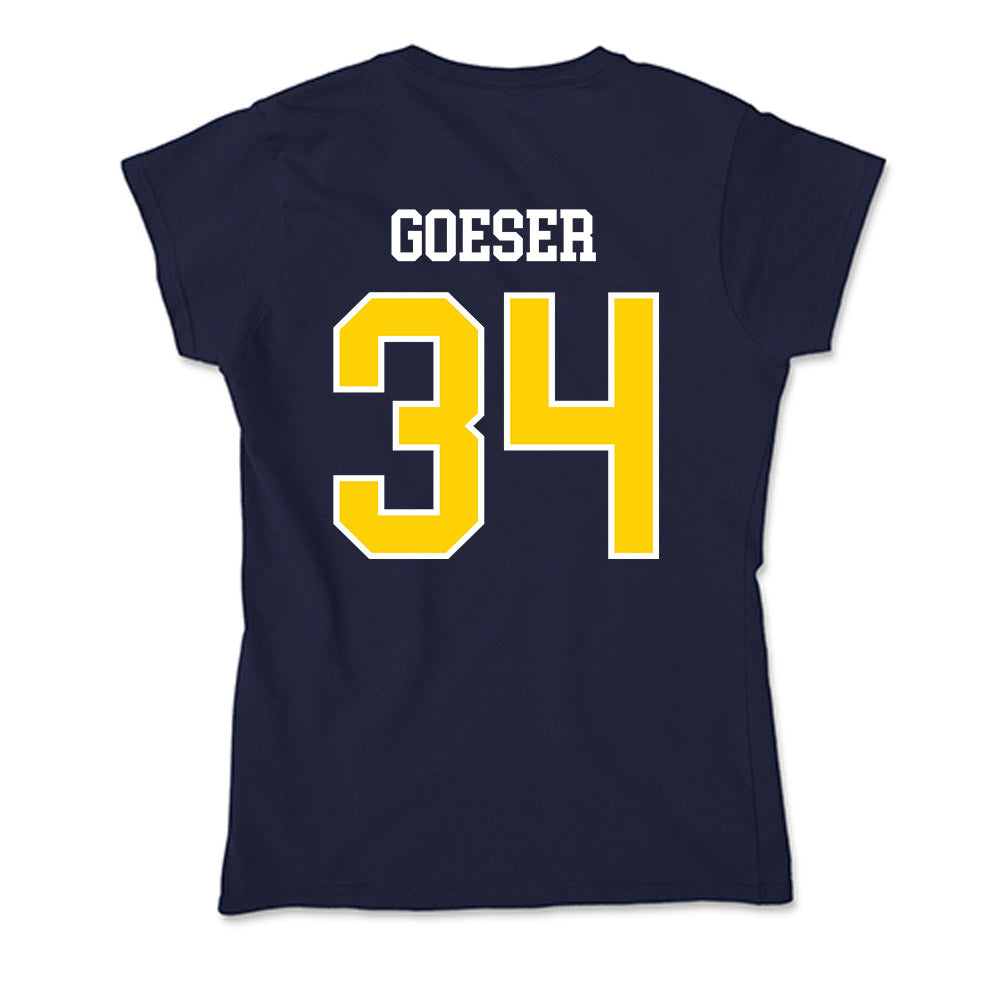 AU - NCAA Baseball : Cole Goeser - Soft Style Women’s T-Shirt-1