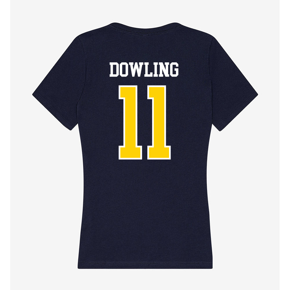 AU - NCAA Women's Soccer : Aubree Dowling - Women's V-Neck T-Shirt-1