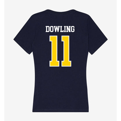 AU - NCAA Women's Soccer : Aubree Dowling - Women's V-Neck T-Shirt-1