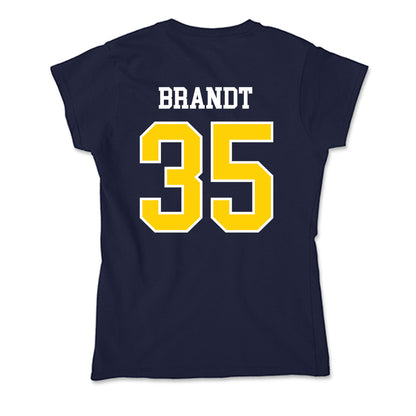 AU - NCAA Men's Basketball : Jacob Brandt - Soft Style Women’s T-Shirt-1