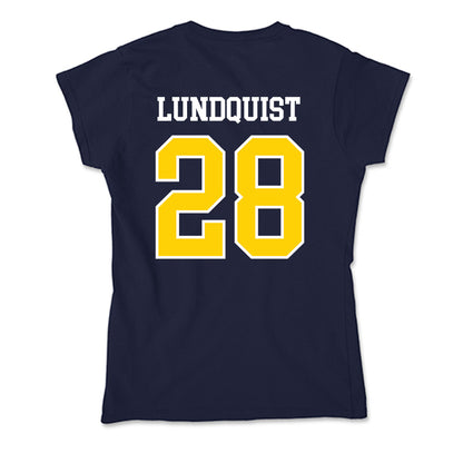 AU - NCAA Baseball : Jake Lundquist - Soft Style Women’s T-Shirt-1