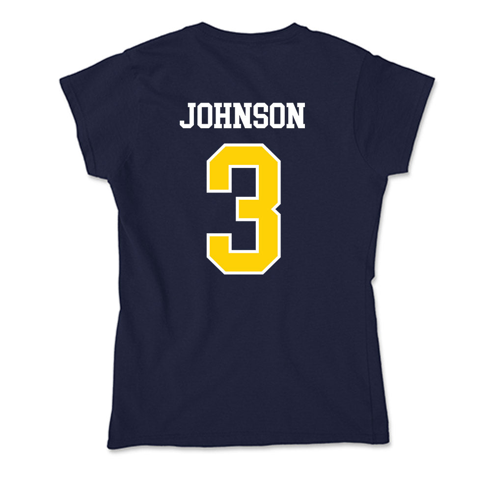 AU - NCAA Men's Basketball : Riley Johnson - Soft Style Women’s T-Shirt-1