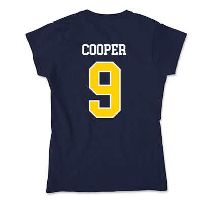 AU - NCAA Softball : Ella Cooper - Soft Style Women’s T-Shirt-1