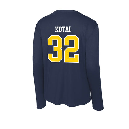 AU - NCAA Men's Ice Hockey : Josh Kotai - Activewear Long Sleeve T-Shirt-1