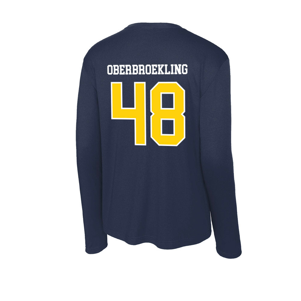 AU - NCAA Baseball : Caden Oberbroekling - Activewear Long Sleeve T-Shirt-1