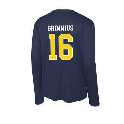 AU - NCAA Softball : Haley Grimmius - Activewear Long Sleeve T-Shirt-1