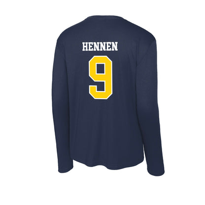 AU - NCAA Men's Ice Hockey : Hayden Hennen - Activewear Long Sleeve T-Shirt-1