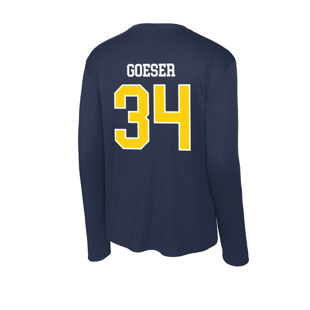 AU - NCAA Baseball : Cole Goeser - Activewear Long Sleeve T-Shirt-1