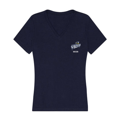 AU - NCAA Women's Soccer : Auburn Karls - Women's V-Neck T-Shirt-0