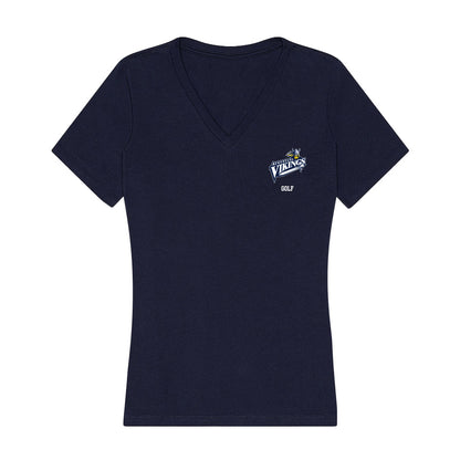 AU - NCAA Men's Golf : Parker Reede - Women's V-Neck T-Shirt-0