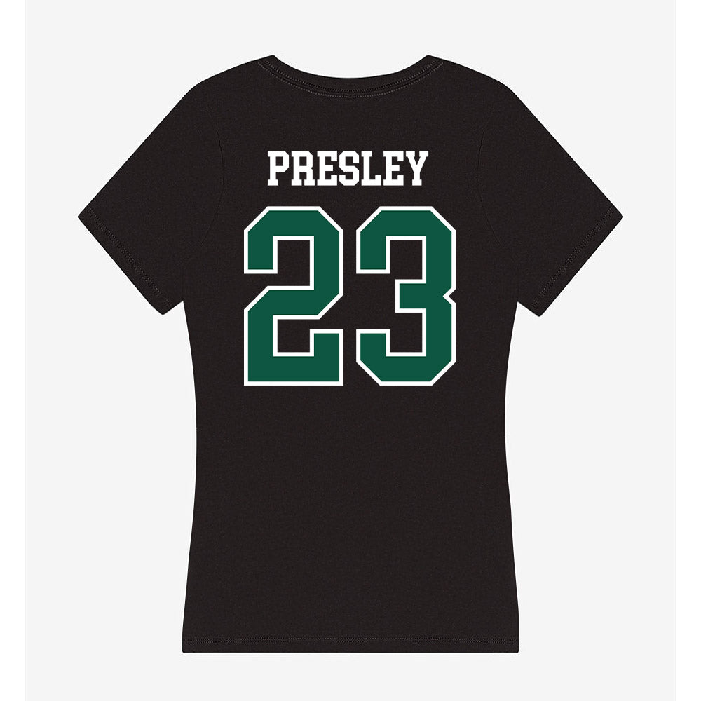 Northeastern State - NCAA Baseball : Ty Presley - Women's V-Neck T-Shirt-1