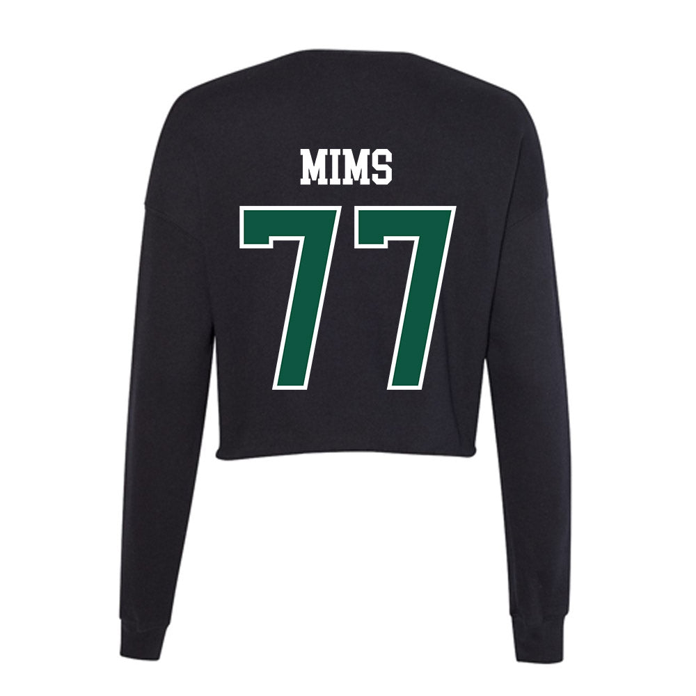 Northeastern State - NCAA Baseball : Steven Jr Mims - Women's Cropped Crew Fleece-1