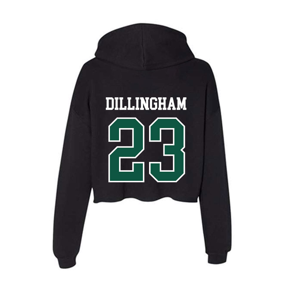 Northeastern State - NCAA Baseball : Jackson Dillingham - Women's Crop Fleece Hoodie-1