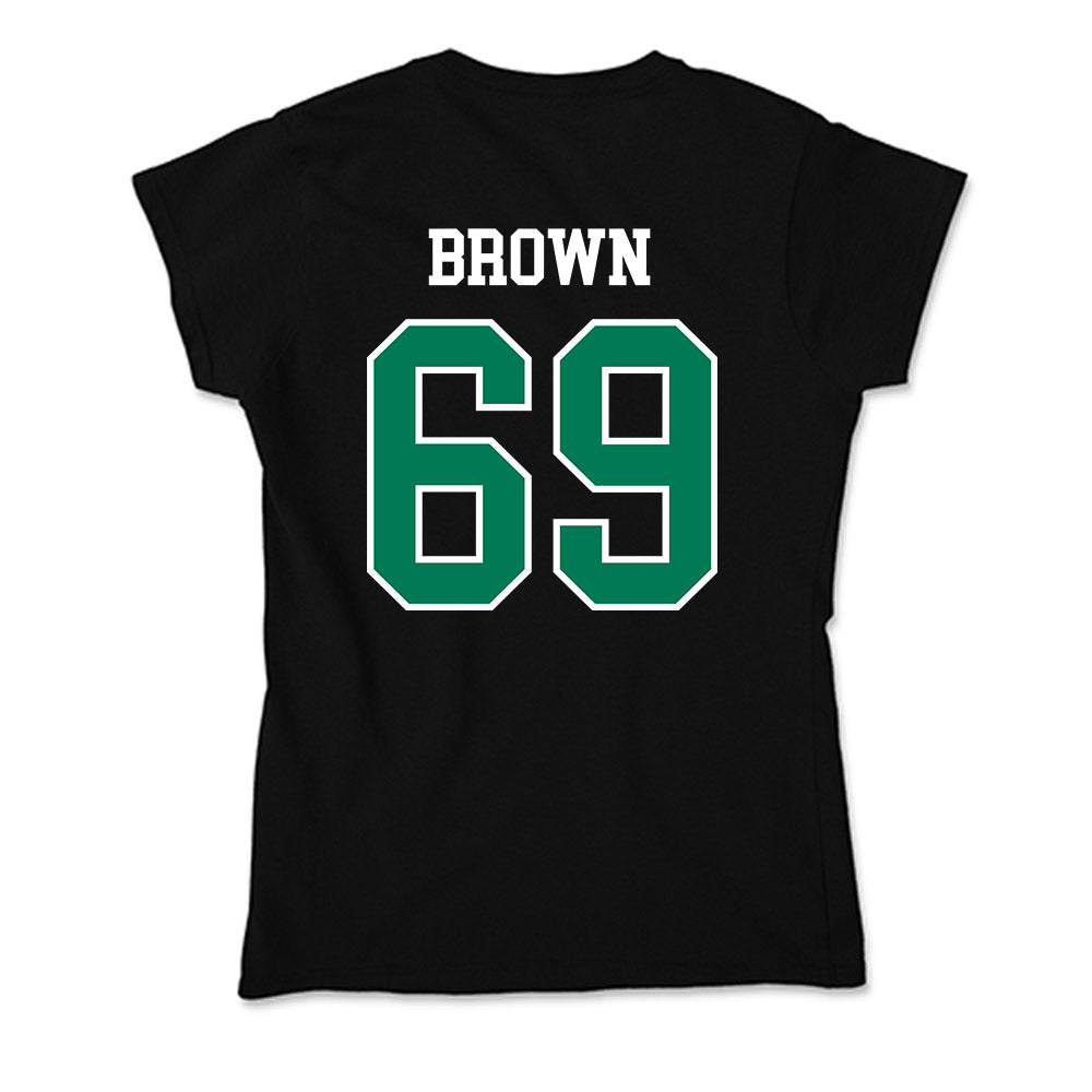 Northeastern State - NCAA Football : Rashuad Brown - Soft Style Women’s T-Shirt-1