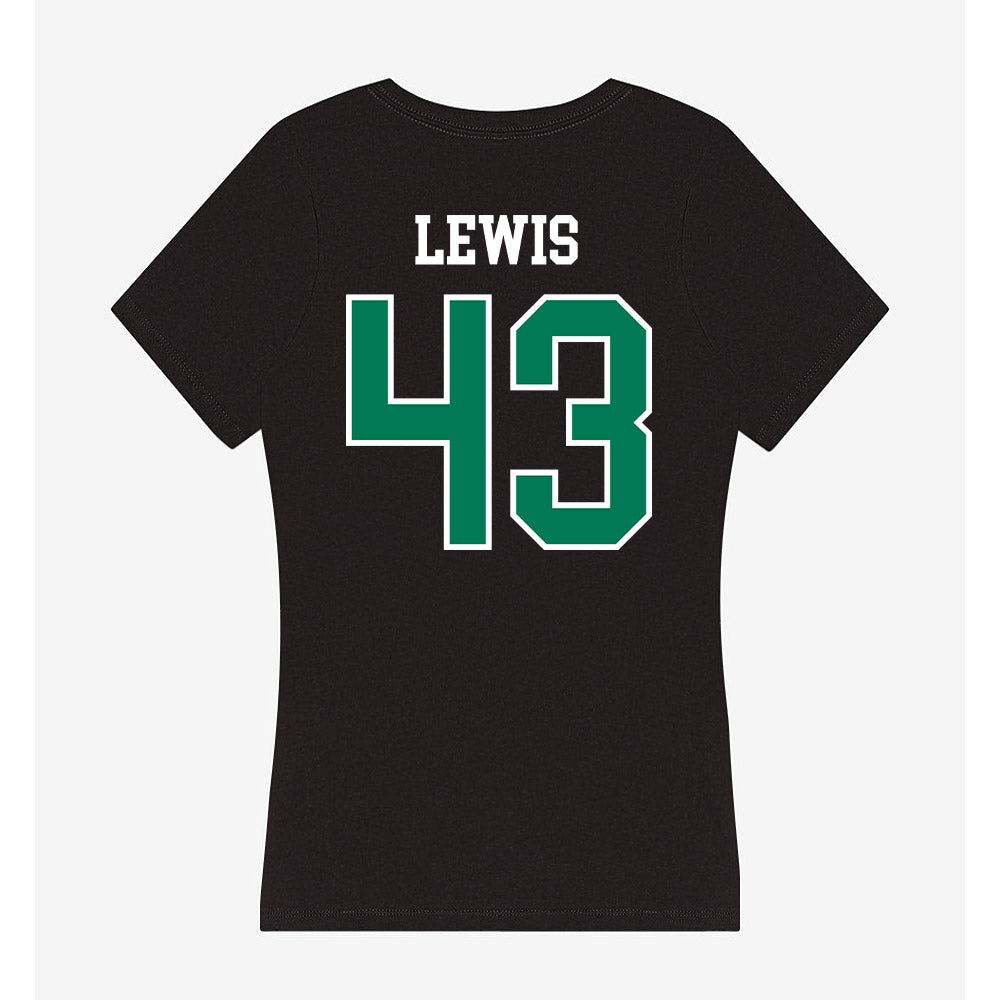Northeastern State - NCAA Football : Kameron Lewis - Women's V-Neck T-Shirt-1