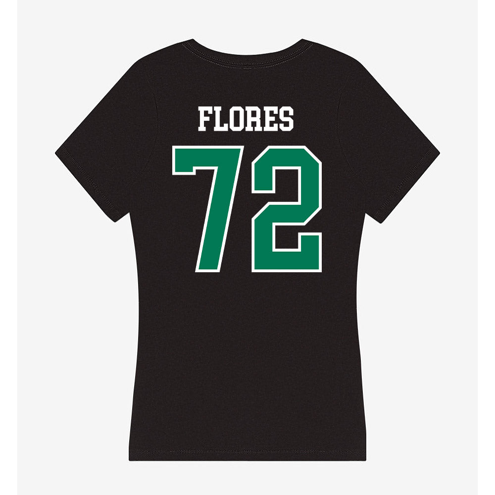 Northeastern State - NCAA Football : Jayden Flores - Women's V-Neck T-Shirt-1