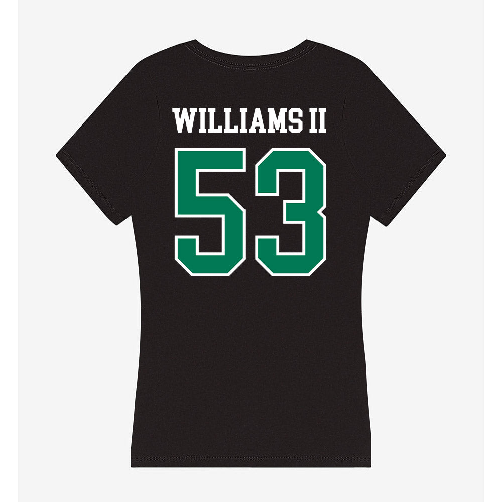 Northeastern State - NCAA Football : Vincent Williams II - Women's V-Neck T-Shirt-1