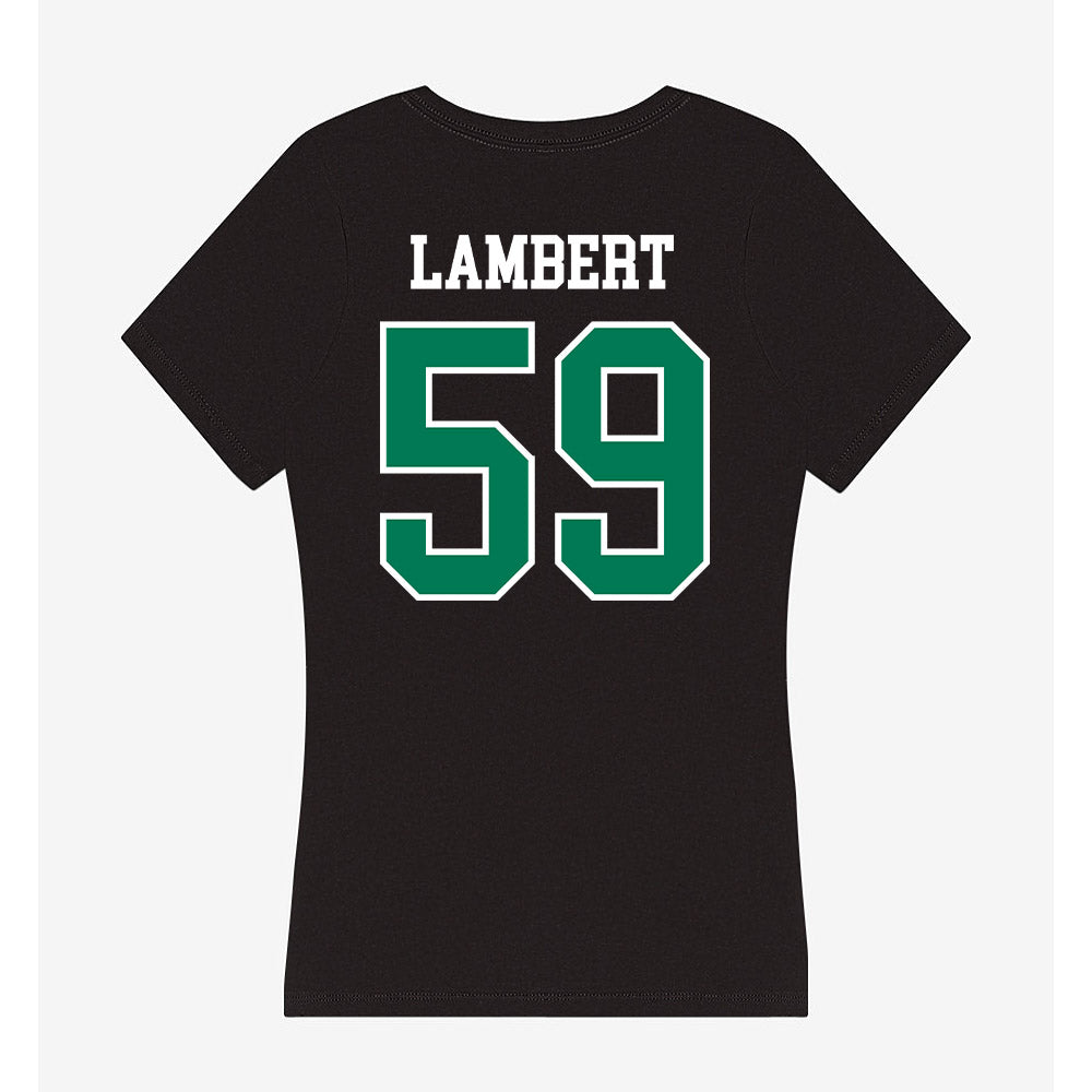 Northeastern State - NCAA Football : Josh Lambert - Women's V-Neck T-Shirt-1