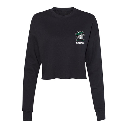 Northeastern State - NCAA Baseball : Klete Finley - Women's Cropped Crew Fleece-0