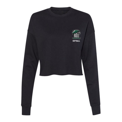 Northeastern State - NCAA Softball : Mia Sarwinski - Women's Cropped Crew Fleece-0