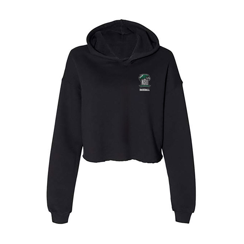 Northeastern State - NCAA Baseball : Jackson Dillingham - Women's Crop Fleece Hoodie-0