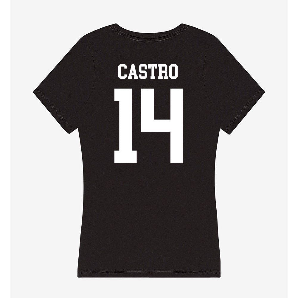 Nevada - NCAA Baseball : Alessandro Castro - Women's V-Neck T-Shirt-1