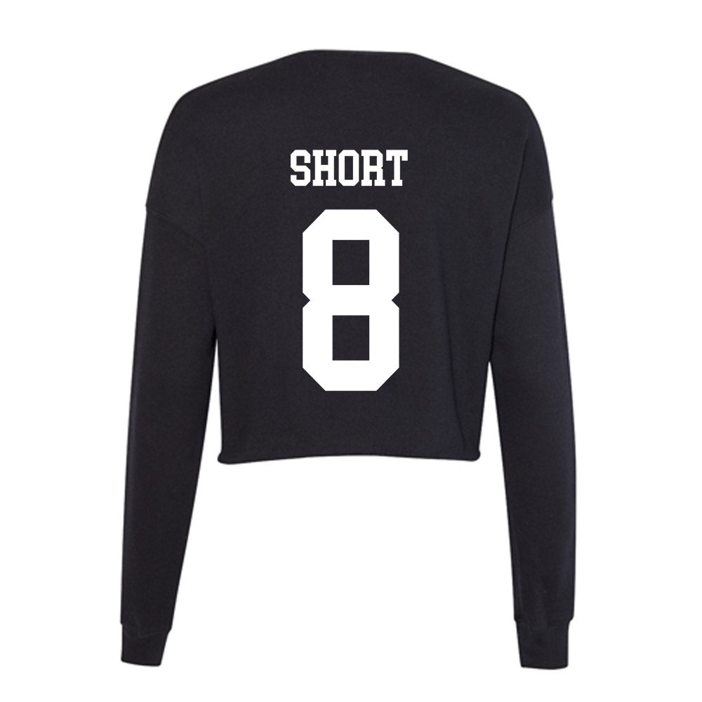 Nevada - NCAA Baseball : Tanner Short - Women's Cropped Crew Fleece-1