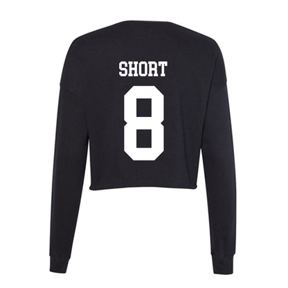 Nevada - NCAA Baseball : Tanner Short - Women's Cropped Crew Fleece-1