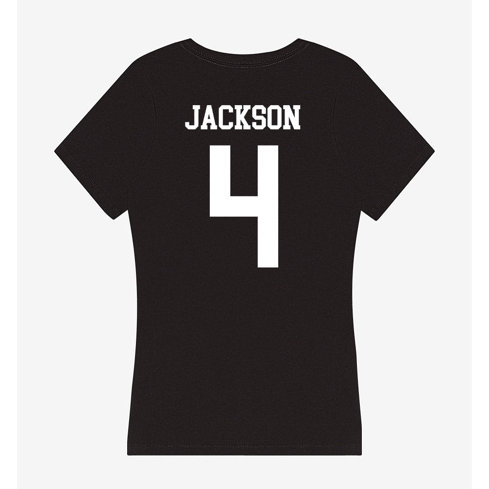 Nevada - NCAA Football : Carter Jackson - Women's V-Neck T-Shirt-1