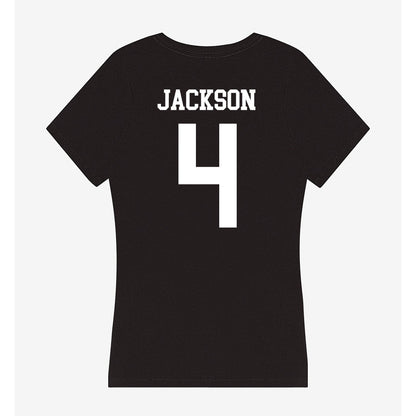 Nevada - NCAA Football : Carter Jackson - Women's V-Neck T-Shirt-1