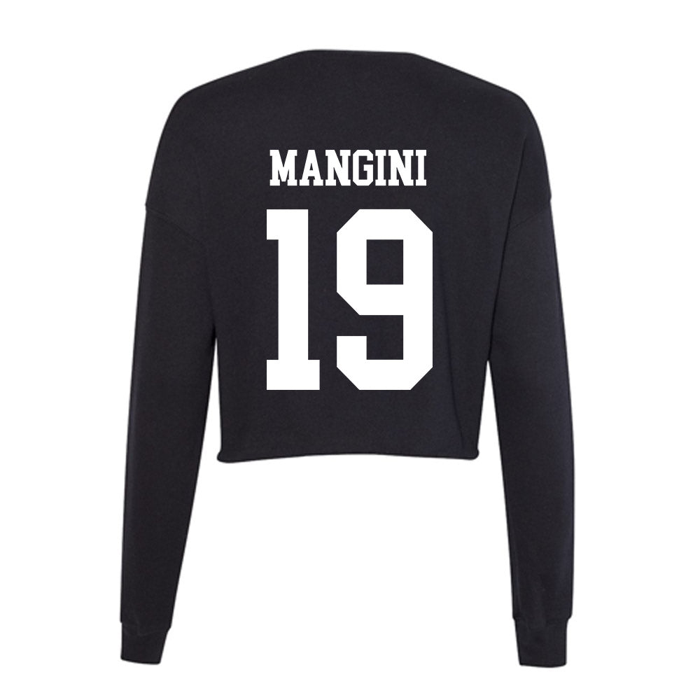 Nevada - NCAA Baseball : Owen Mangini - Women's Cropped Crew Fleece-1