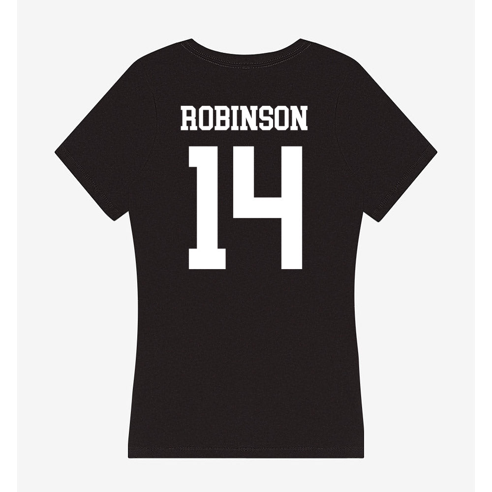 Nevada - NCAA Football : Gerick Robinson - Women's V-Neck T-Shirt-1